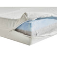 Load image into Gallery viewer, LABONI Buffalo orthopedic dog bed mattress, removable cover unzipped